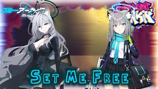 SET ME FREE ft Shiroko and Shiroko Terror FNF Lost Files Cover [upl. by Millar801]