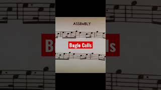 REVEILLE amp ASSEMBLY Bugle Calls on Trumpet Army Wake Up Trumpet [upl. by Odelle65]