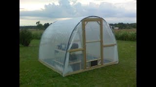 Cattle Panel Hoop Greenhouse [upl. by Dnomse]