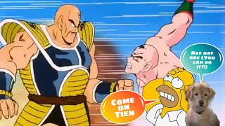 Dragon Ball Z Sacrifice Clip 2  Tien Vs Nappa [upl. by Diley]