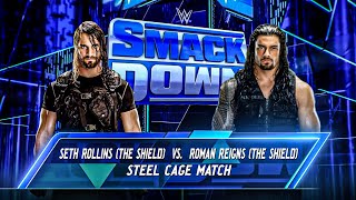 FULL MATCH  Seth Rollins Vs Roman Reigns  SHIELD Steel Cage [upl. by Joshua209]