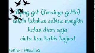 JKT48  Flying Get LIRIK [upl. by Aihsemaj]