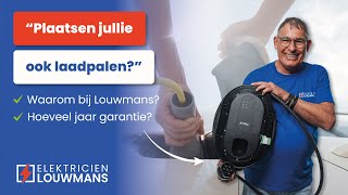 Laadpaal installeren  Herman aan het woord  Elektricien Louwmans⚡ [upl. by Isoj]