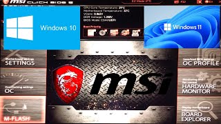 Como entrar a la Bios MSI en Windows 10 y Windows 11 [upl. by Eluk619]