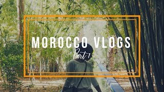 MOROCCO VLOG PART 1 MARRAKECH OUZOUD RIAD  BY SALMAA [upl. by Hoem]