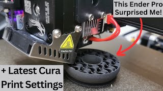 Creality Ender 3 S1 Pro does LWPLA and VarioShore TPU  Cura Settings [upl. by Ettelloc]