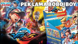 Unpack Pek vintage I BoBoiBoy Galaxy Card Pek Versus [upl. by Ulu]