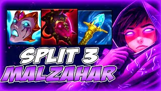 WINNING WITH MALZAHAR IS SO HARD  S14 Malzahar MID Gameplay Guide [upl. by Mihalco]