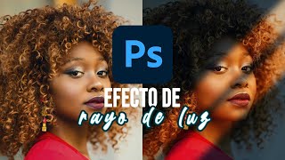 COMO HACER EL efecto DE Rayo DE luz En PHOTOSHOP  HOW TO MAKE THE LIGHT BEAM EFFECT IN PHOTOSHOP [upl. by Isnan]