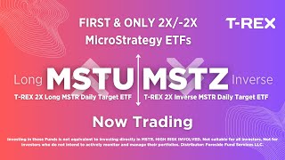 First and only 2x MSTR Exposure in the US  MSTU  MSTZ [upl. by Wexler347]