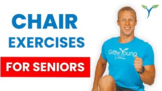 Chair Exercises for Seniors  Senior Fitness  Exercises for the Elderly [upl. by Tayyebeb42]