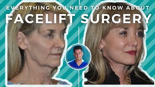 Facelift 101 before and after recovery Deep Plane Facelift  Stem Cell Facelifts and more [upl. by Rotman]