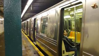 IND Concourse Line R68 D Train amp R68A B Train at 182nd183rd St PM Rush Hours [upl. by Urbas]