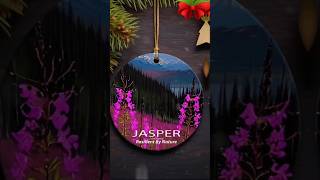 Jasper Fireweed Christmas Ornaments jaspernationalpark christmasornaments christmasdecor [upl. by Annotahs]