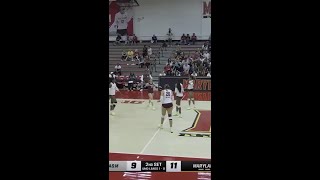 Top Plays Samantha Schnitta vs Alabama AampM  Maryland Volleyball  09062024 [upl. by Ardnoyek584]