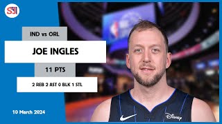 JOE INGLES 11 PTS 2 REB 2 AST 0 BLK 1 STL vs IND  20232024 ORL  Player Full Highlights [upl. by Aeneas]