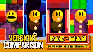 PacMan Arrangement 🟡 Versions Comparison  Arcade GBA PS2 PSP Xbox 360 and PS3 [upl. by Nnylaf338]