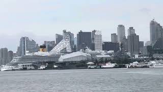 Ferry from New Jersey to Manhattan Carnival Venezia Parking [upl. by Demah634]