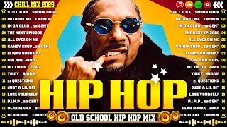 HIP HOP MIX  BEST OLD SCHOOL RAP SONGS 🎯🎯🎯 Snoop Dogg 2Pac Dr Dre 50 Cent DMX Ice Cube [upl. by Lairret]