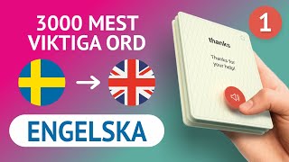 3000 viktigaste engelska ord Del 1 [upl. by Anitsugua390]