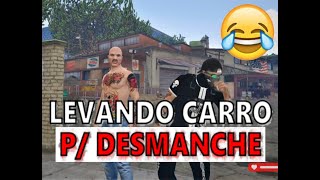 LEVANDO CARROS P DESMANCHE NO GTA RP 😈  PARTE 2 FIVEM [upl. by Eldrida]