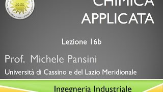 Chimica Applicata Lezione 16b [upl. by Harbour]