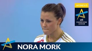 Full speed full energy thats Nora Mork  Womens EHF Champions League [upl. by Earazed19]