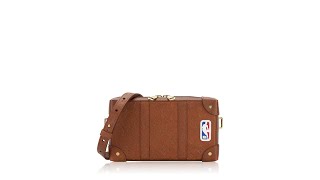 Louis Vuitton Virgil Abloh NBA Monogram Ball Grain Soft Trunk Wallet Brown [upl. by Hanyaz268]