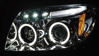 Halo LED Projector Headlights Wiring Installation  SpecD Tuning [upl. by Anahs344]