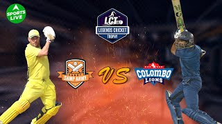 LIVE Legends Cricket Trophy  Kandy Samp Army vs Colombo Lions  Aaron Finch vs Chris Gayle [upl. by Jehiel]