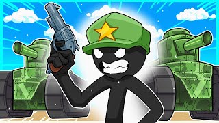 This is the BEST Stickman War Game Ever  Stickman Trenches [upl. by Cassandry245]