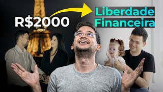 Como eu conquistei minha liberdade financeira começando com R 2000 na poupança da Caixa [upl. by Nalyd]