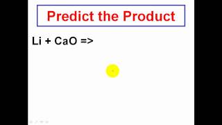 Solving Chemical Reactions  Predicting the Products  CLEAR amp SIMPLE CHEMISTRY [upl. by Hagile]