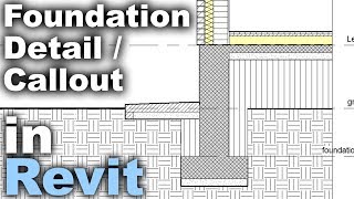 Foundation Detail Callout in Revit Tutorial [upl. by Sher]