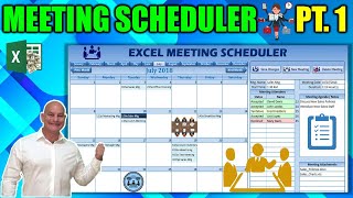 Learn How To Create this AMAZING Meeting Scheduler in Excel Part 1 [upl. by Garate863]