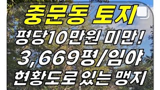 서귀포시 중문동 중산간도로 위쪽 토지 매매3669평현황도로 있는 맹지평당 10만원 미만투자용임야제주도 중문동토지 서귀포시토지 서귀포토지 제주도토지 제주토지​ [upl. by Analiese]