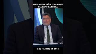 Orrego “¡Quemaste el país completo y terminaste plagiando a Piñera”  Sin Filtros T4 144 [upl. by Ellebana]