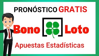 Como GANAR a la BONOLOTO pronostico gratis 2830 Dic 👨🏼‍🎓👩🏼‍🎓✅ [upl. by Aitnis]