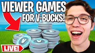 🔴LIVE  Fortnite CUSTOMS For VBUCKS Anyone Can Join [upl. by Adiahs]