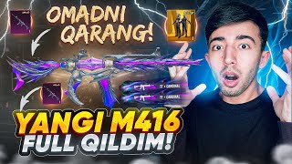 10000 UC YANGI M416 FULL QILDIM 🥵 PUBG MOBILE [upl. by Derna]