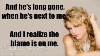 Taylor Swift I knew you were Trouble Instrumental Lyrics [upl. by Tiffa]