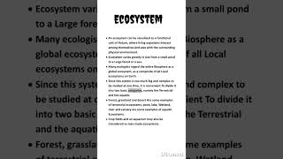 Ecosystem  Ncert  Ecology [upl. by Ketty]