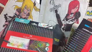 Lápis Faber Castell Super Soft 100 Cores  VALE A PENA [upl. by Atnauqal]