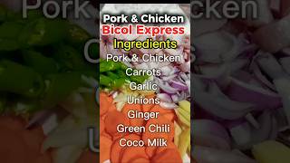 Pork Chicken Express bicolexpress cooking eating ulamideas pinoyrecipe shorts yummy food [upl. by Izzy]