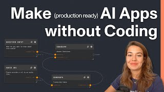 Build AI App Prototypes Visually with NoCode Opensource [upl. by Gabriele]