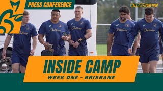 Week One  Inside Camp  Wallabies [upl. by Ynavoj]