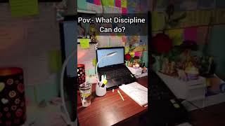 Discipline can do everything………motivationaspirants aspirants neet2025 [upl. by Auqinot]