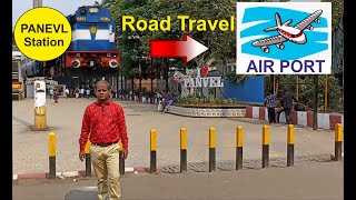 Panvel station to ✈ Airport Road travel🚖 navimumbaipanvelairportroadmap panvelairportprojectupdate [upl. by Nuncia777]