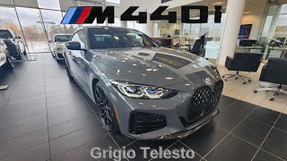 NEW ARRIVAL 2023 BMW M440i M Performance Edition Individual Grigio Telesto on Fjord Blue Merino [upl. by Nnaeiram36]