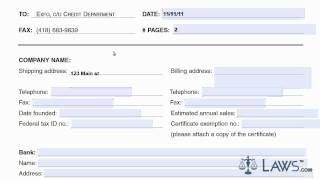 Learn How to Fill the Credit Application form [upl. by Ahsitauq281]